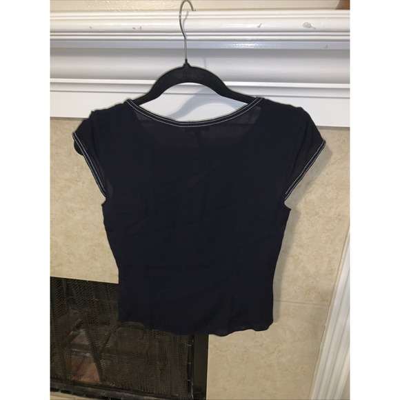 Escada Black Silk Women's Top Size 34 – Sleeveless - Picture 2 of 5